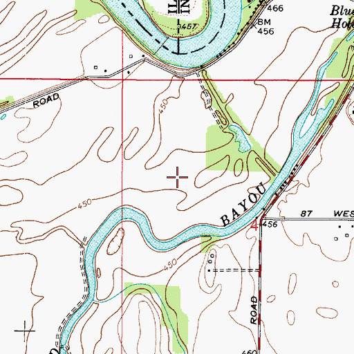 Topographic Map of Higginbotham Field (historical), IN