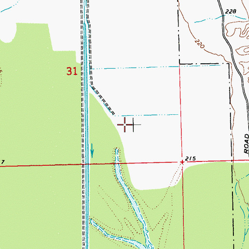 Topographic Map of Great Colorado Valley, AZ