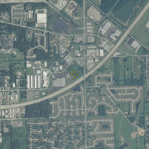 Aerial/Satellite Image of Eichoof Ditch, IN