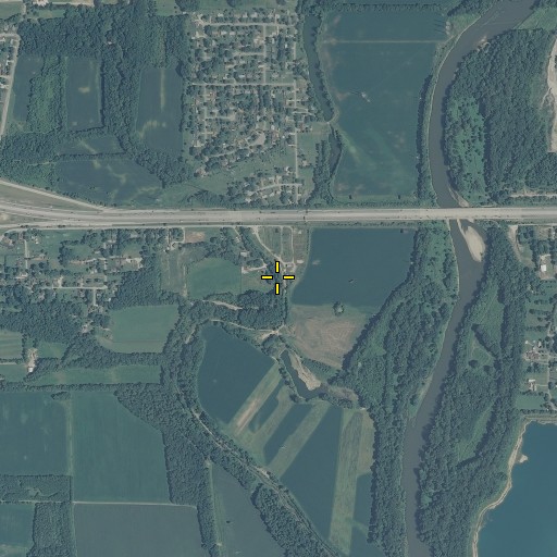 Aerial/Satellite Image of Harmon Ditch, IN