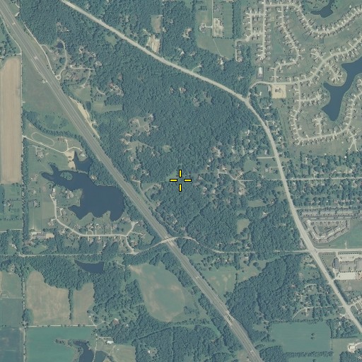 Aerial/Satellite Image of Block Creek, IN