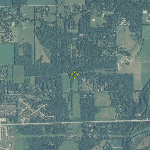 Aerial/Satellite Image of Anchor Creek, IN