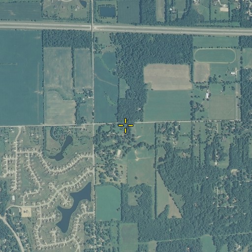 Aerial/Satellite Image of Oar Run, IN