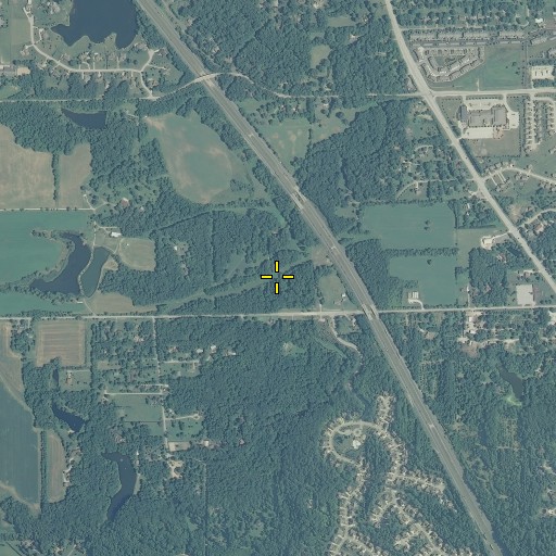 Aerial/Satellite Image of Sinker Creek, IN