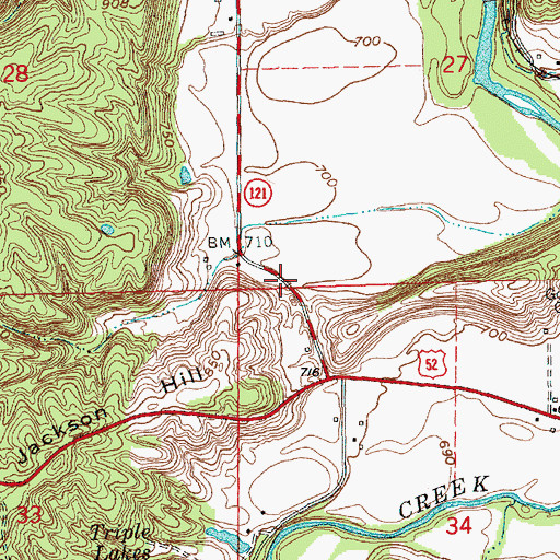 Topographic Map of Gap School (historical), IN
