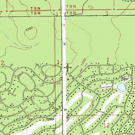 Topographic Map of Club Tank, AZ