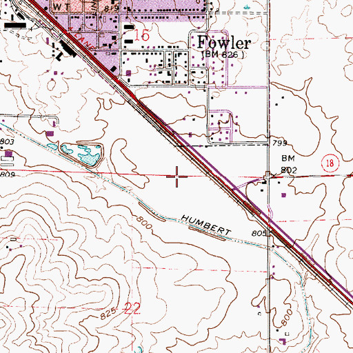 Topographic Map of Benton County, IN