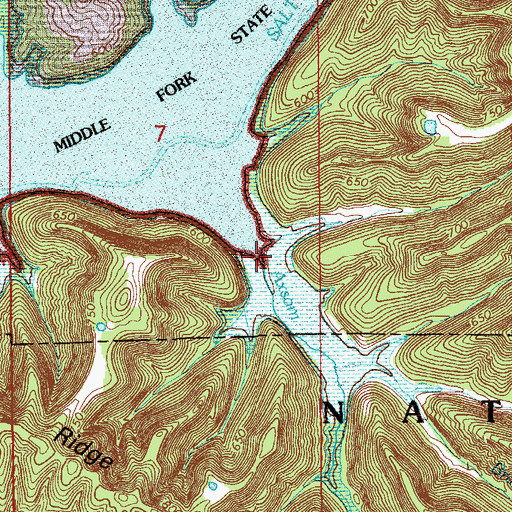 Topographic Map of Axsom Branch, IN