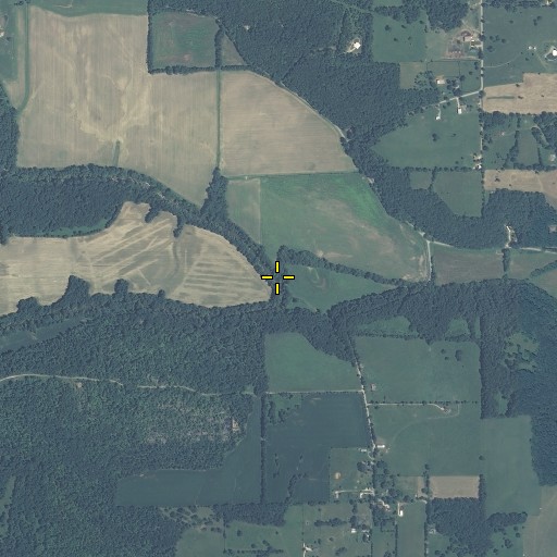 Aerial/Satellite Image of Bailey Branch, IN