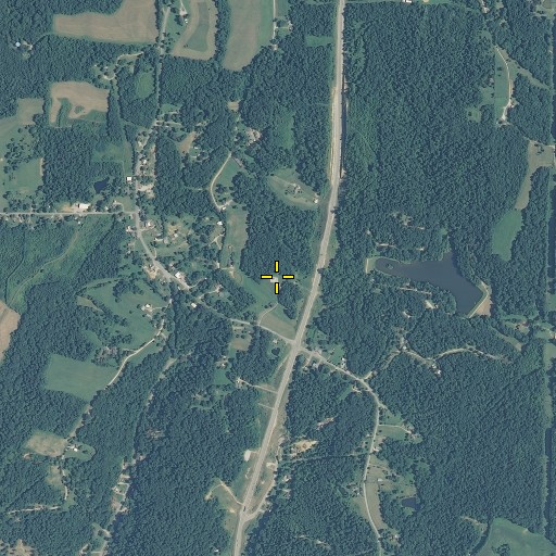 Aerial/Satellite Image of Cox Hill, IN
