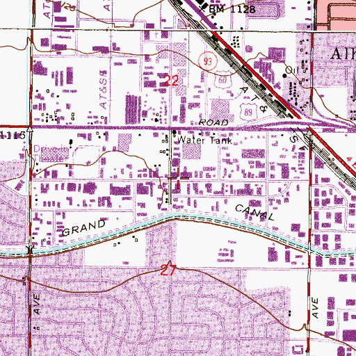 Topographic Map of KHEP-AM (Phoenix), AZ