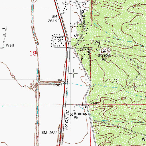 Topographic Map of KQTL-AM (Sahuarita), AZ