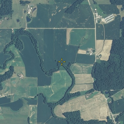 Aerial/Satellite Image of Lanman Run, IN