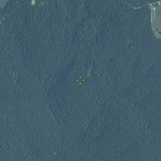 Aerial/Satellite Image of Luke Knob, IN