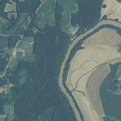 Aerial/Satellite Image of McBrides Bluff, IN