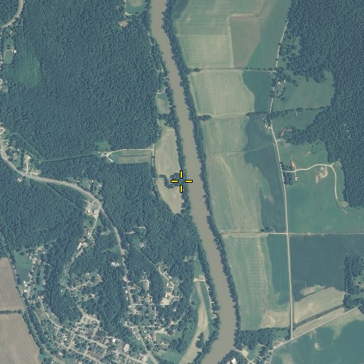 Aerial/Satellite Image of Overlook Drain, IN