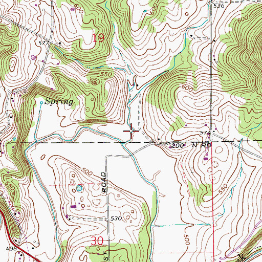Topographic Map of Pipher Hollow, IN