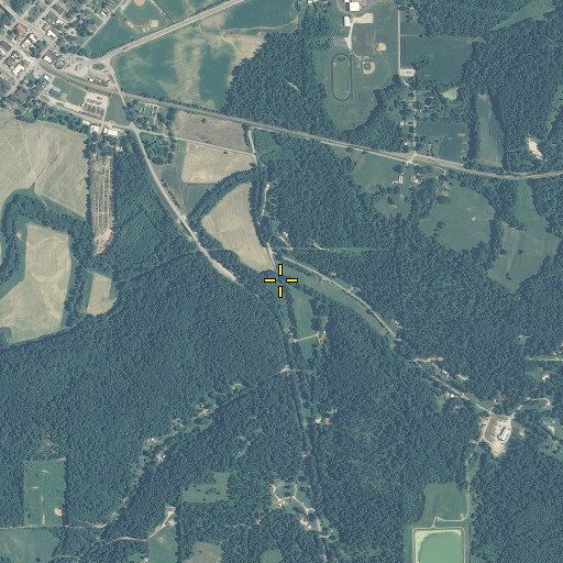 Aerial/Satellite Image of Sherfick Stream, IN
