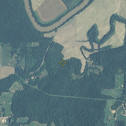 Aerial/Satellite Image of Spurt Run, IN