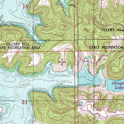 Topographic Map of Swift Cemetery, IN