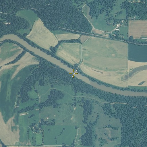 Aerial/Satellite Image of Williams Bridge, IN