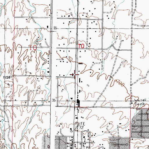 Topographic Map of KTTZ-FM (Ajo), AZ