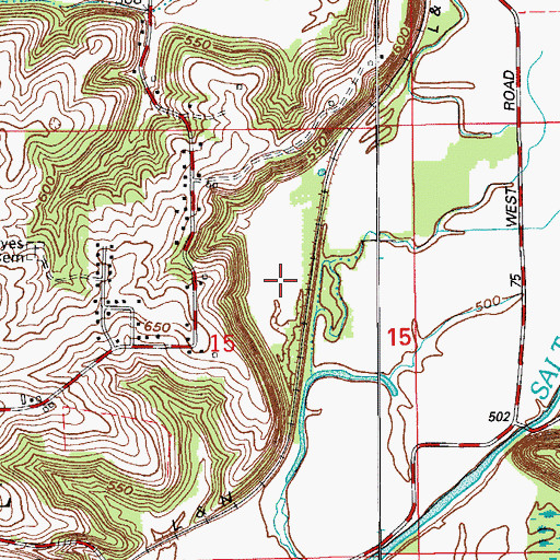 Topographic Map of Stemm, IN