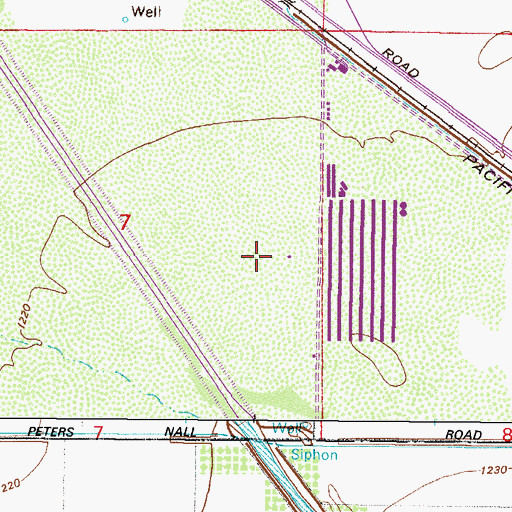 Topographic Map of KFAS-FM (Casa Grande), AZ