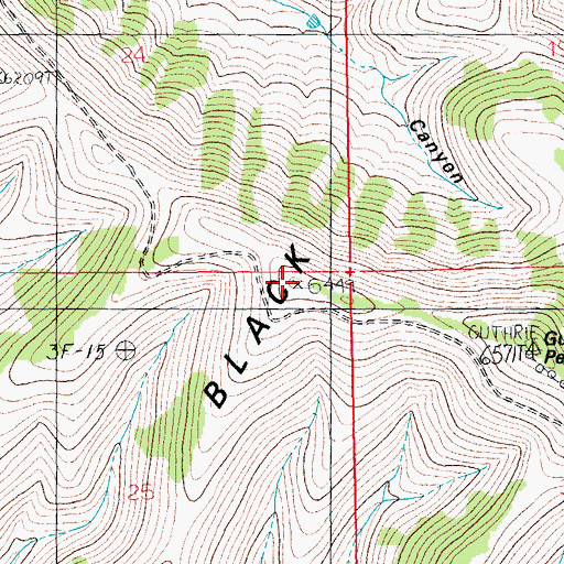 Topographic Map of KJJJ-FM (Clifton), AZ