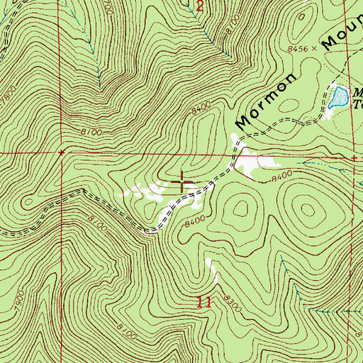 Topographic Map of KNAU-FM (Flagstaff), AZ