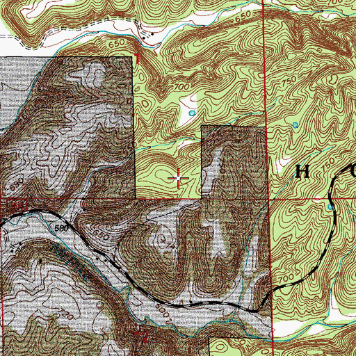 Topographic Map of Me Pike Pond, IN