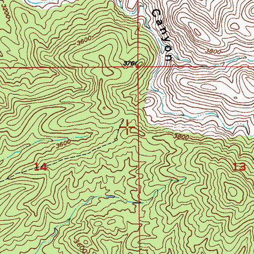 Topographic Map of KCDX-FM (Kearny), AZ