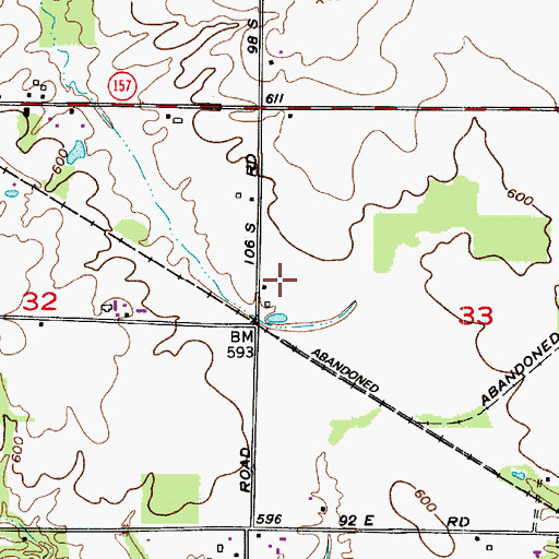 Topographic Map of Danville, IN