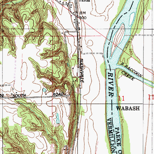 Topographic Map of Early Station, IN