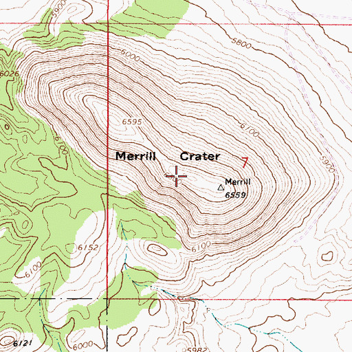 Topographic Map of KEEI-FM (Winslow), AZ