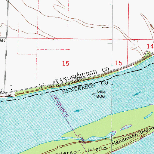 Topographic Map of Fair Play Post Office (historical), IN