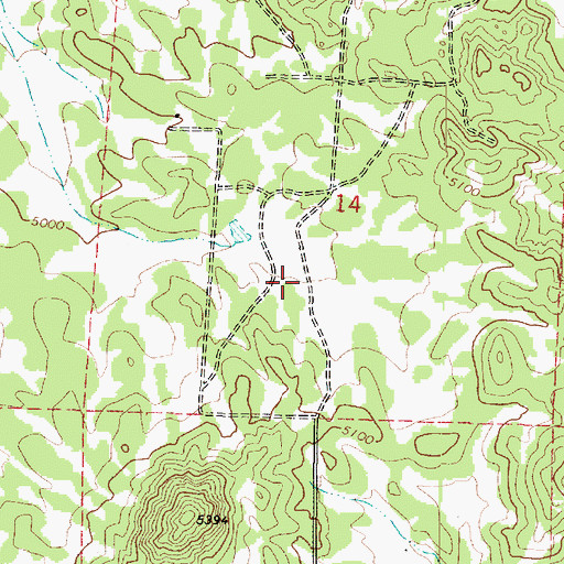 Topographic Map of H&H Ranch Airstrip, AZ
