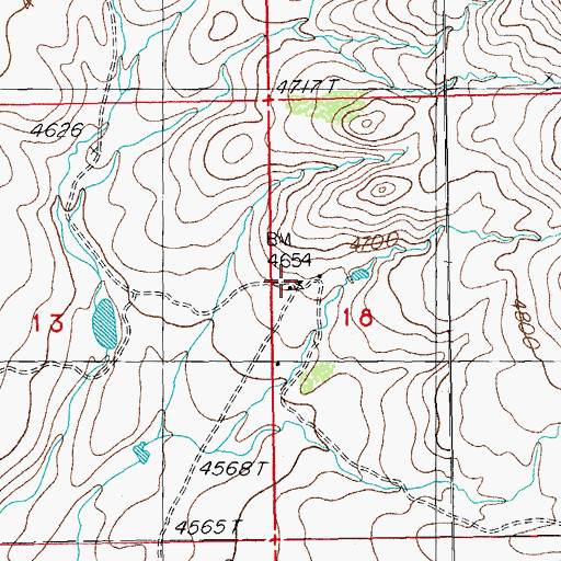 Topographic Map of Fairchild Ranch, AZ