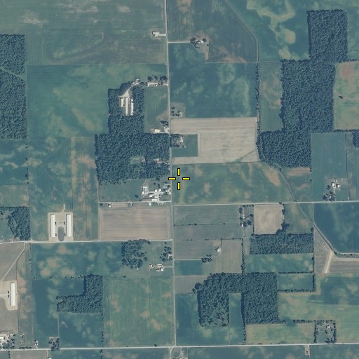 Aerial/Satellite Image of Township of Stoney Creek, IN