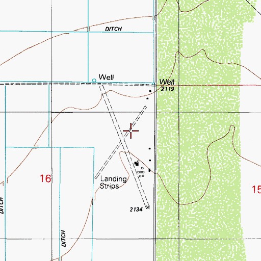 Topographic Map of Taylor Field, AZ