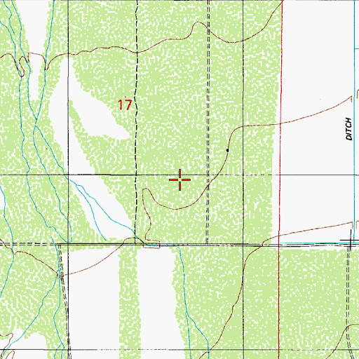 Topographic Map of The Ultralight Strip Ultralight Flightpark, AZ