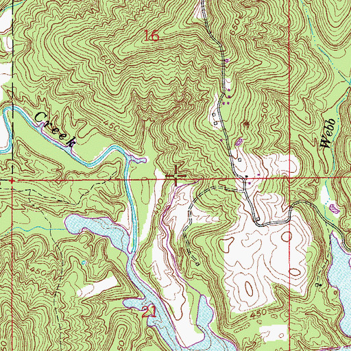 Topographic Map of Township of Union, IN