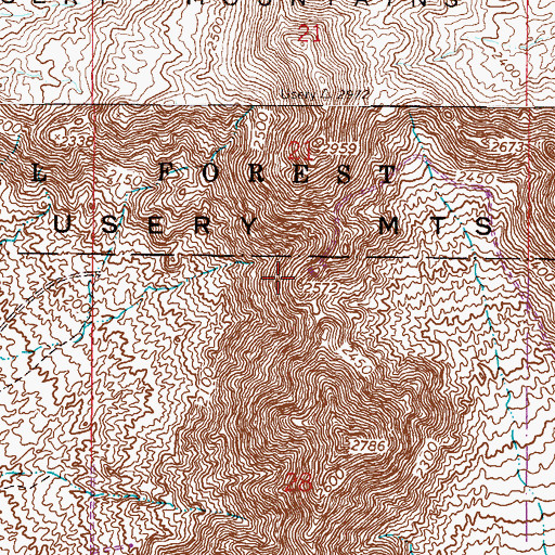 Topographic Map of American Telephone and Telegraph- Apache Junction Heliport, AZ