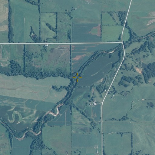 Aerial/Satellite Image of Bear Creek, IA