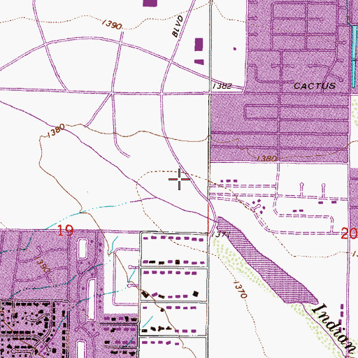 Topographic Map of Westcor Home Office Heliport, AZ