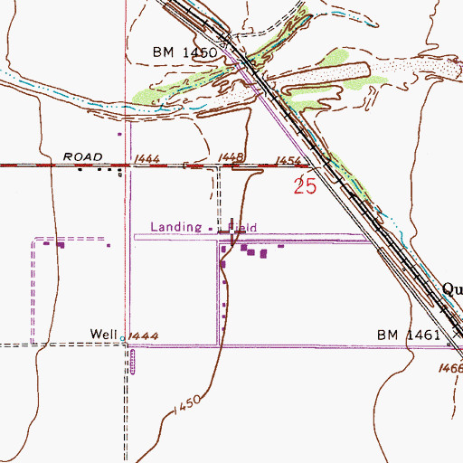 Topographic Map of Ray Schnepf Ranch Airport (historical), AZ