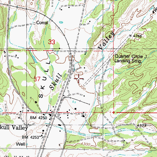 Topographic Map of Yav'Pe Ma'Ta Airport, AZ