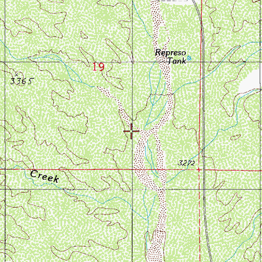 Topographic Map of Faraway Wash, AZ