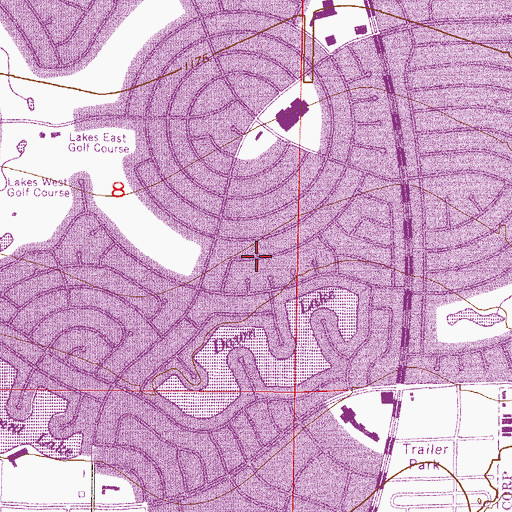 Topographic Map of C Andrew Laird Heliport, AZ
