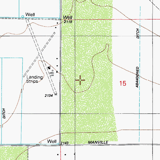 Topographic Map of Palm Valley Tucson Airport, AZ